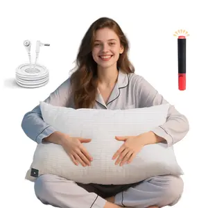 Ali King Grounding Pillowcase, 9% Pure Silver Fiber + 91% Soft Organic Cotton Earth Grounding Pillow Cases with Grounding Cord for Improve Sleep