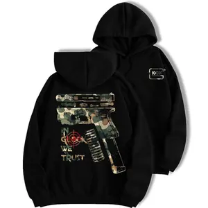 Ship Within 24 HoursIn Glock We Trust Camo Hoodie With For Men And Women , Hunting Season Hoodie,In Glock Design Camo Hoodie