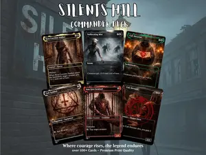 Silent Hill Inspired Commander Deck | 100+ Card Fan-Made MTG Proxy EDH Set | Horror Fantasy Deck