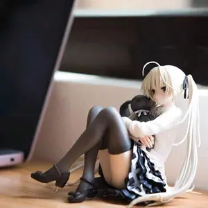 Enchanting PVC Rabbit Embracing Car Dashboard Ornament, Perfect Gift for Anime Fans, Cute Animal Design, Decorative Accessory, Car Interior Decoration, Car Accessories