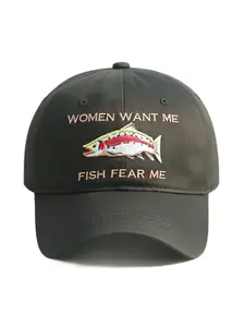 Baseball Cap with Slogan, Women's Casual Fitted Trucker Hat, Daily Wear Versatile Hat, Fun Design for All Seasons
