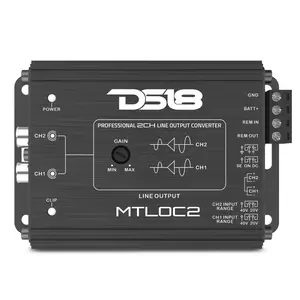 2-Channel High-to-Low Level Line Output Converter with Remote Turn-On (MTLOC2)