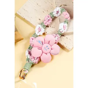 Daisy Crochet Phone Strap