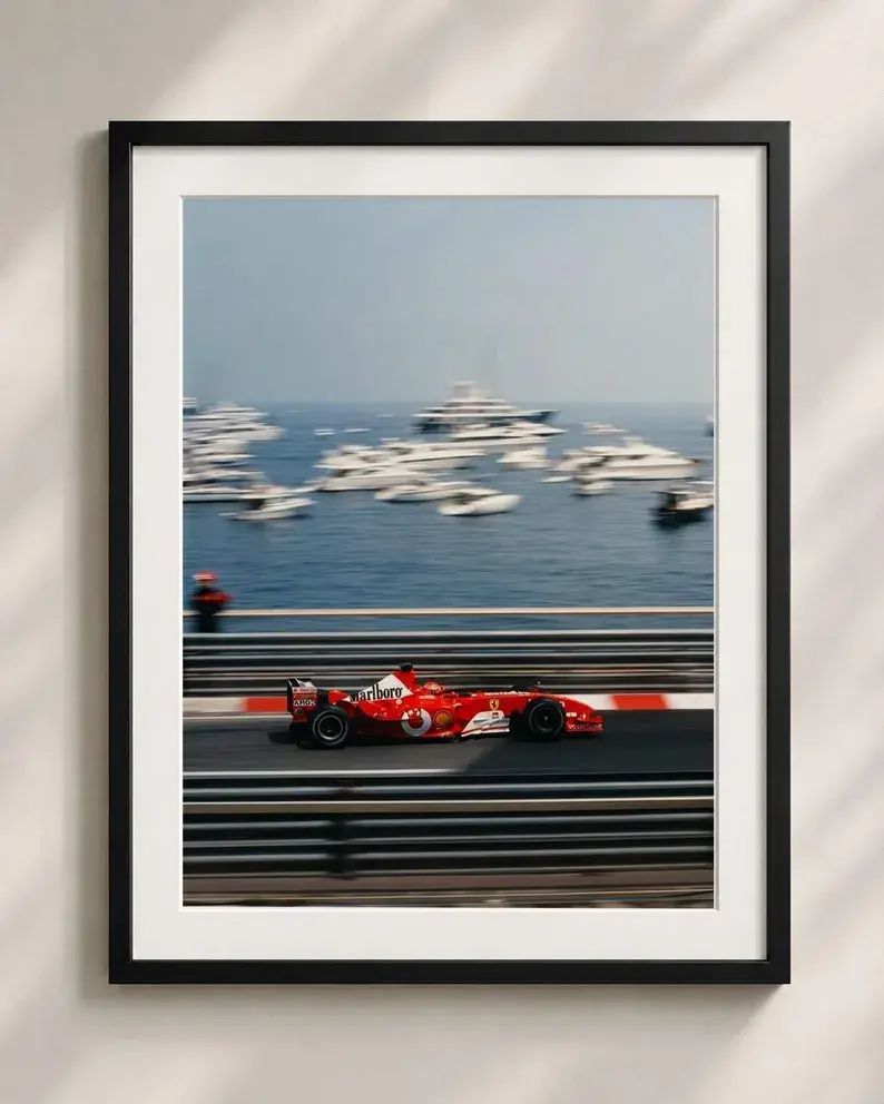 Formula 1, Car Poster, Ferrari Poster, Retro Prints, Aesthetic Room Decor, F1 Poster, Printable Art, Room Decor, Museum Quality Prints