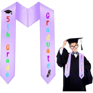5th Grade Graduation Stole Class of 2026 Fifth Grad Decorations Elementary Graduation Sash Graduation Party Supplies