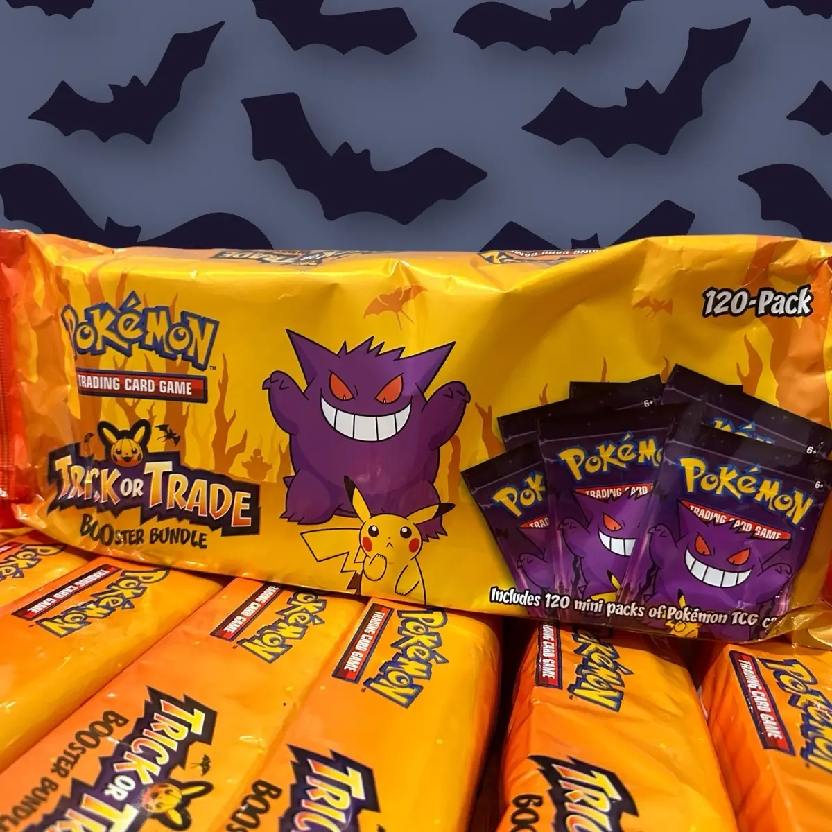 Pokemon Trick or Trade Booster Bundle. Halloween special. 120-packs. Gotta catch'em all! - TikTok Shop Pokemon Trick or Trade Booster Bundle. Halloween special. 120-packs. Gotta catch'em all! - TikTok Shop