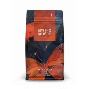 Love This For Us Coffee - Apple Diva Crumble - Medium Roast Ground Coffee with Apple & Butter Crumble Notes - 12oz Bag
