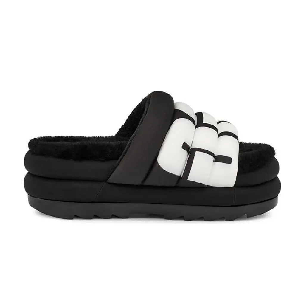 Women's UGG Maxi Slide Logo Black (1127067-BLK)