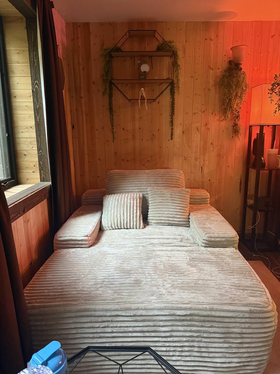 Item: Beige Plush Corduroy