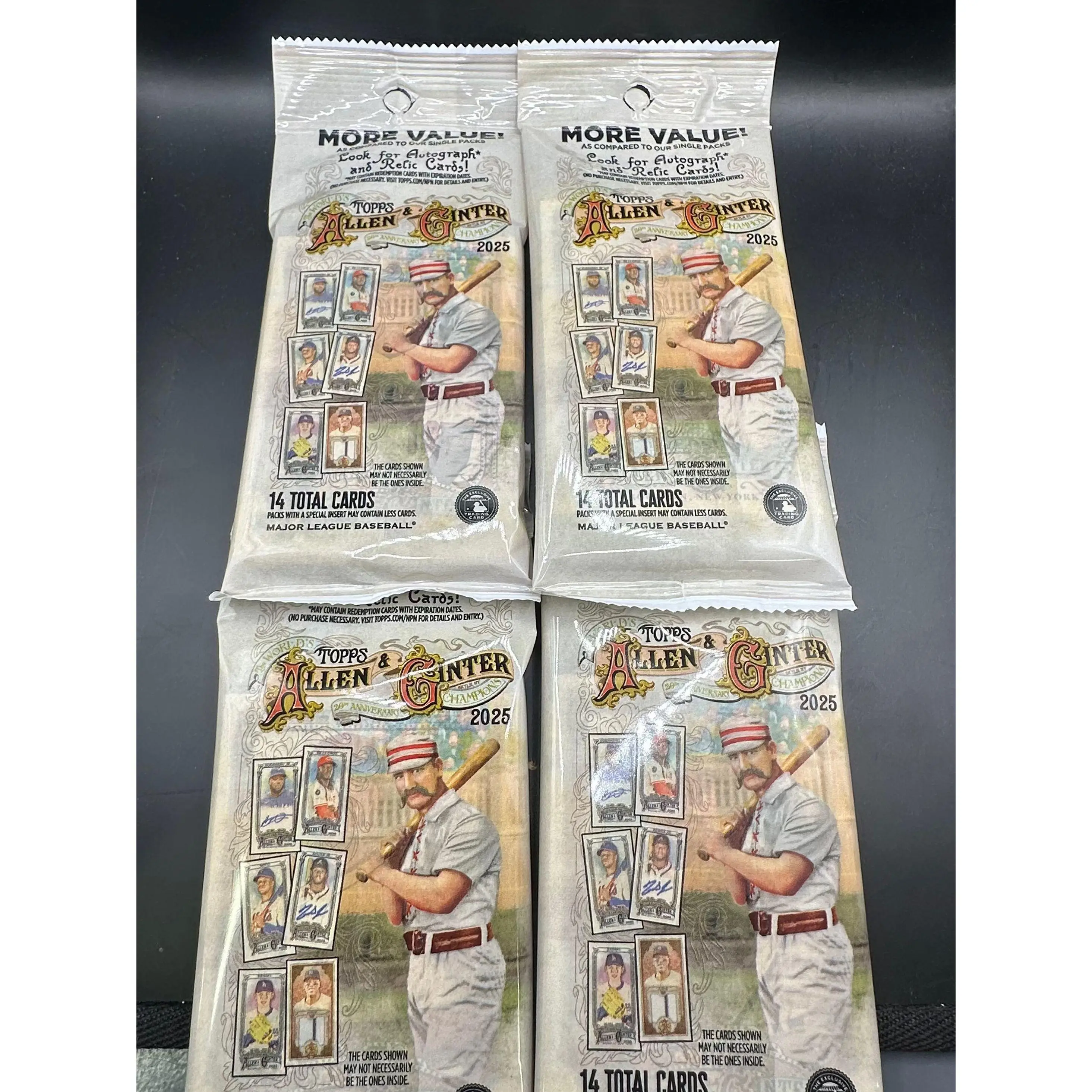 2025 Topps Allen & Ginter Fat Pack (1 Packs per , 14 Cards per Pack) x 4