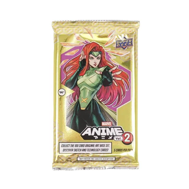 2023 Upper Deck Marvel Anime Volume 2 Hobby Pack (5 Cards)