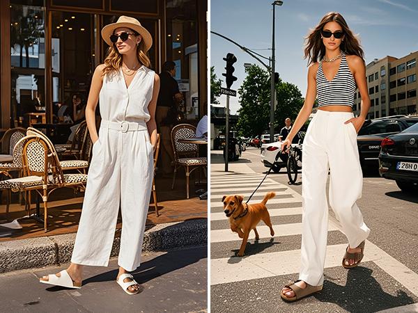 Dream Pairs Women Double Buckle Slide Sandals Birks open toe Slipper Casual Comfort Arch Support  Walking Shoes Girl Summer Parent Nail Comfy Footwear comfy  sandals Flipflop