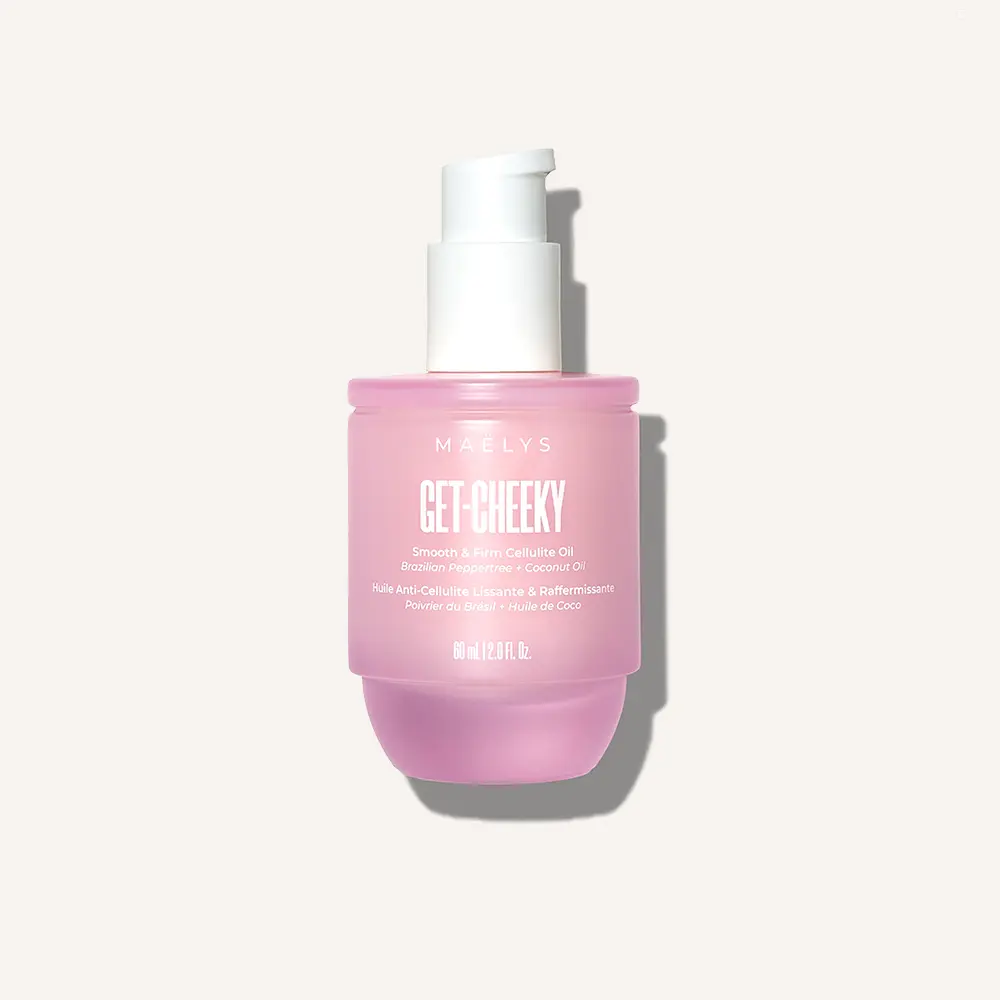 MAËLYS GET-CHEEKY Smooth & Firm Cellulite Oil - with Brazilian Peppertree + Coconut Oil