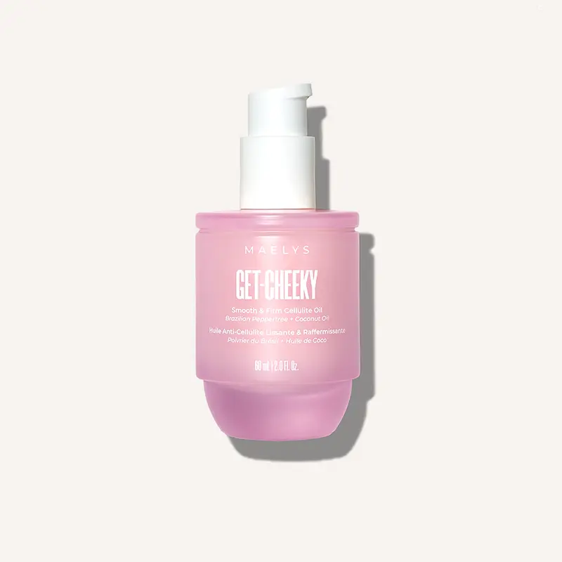 MAËLYS GET-CHEEKY Smooth & Firm Cellulite Oil - with Brazilian Peppertree + Coconut Oil