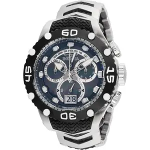 Invicta Men's 47291 Subaqua Quartz Chronograph Black, Silver Dial Watch