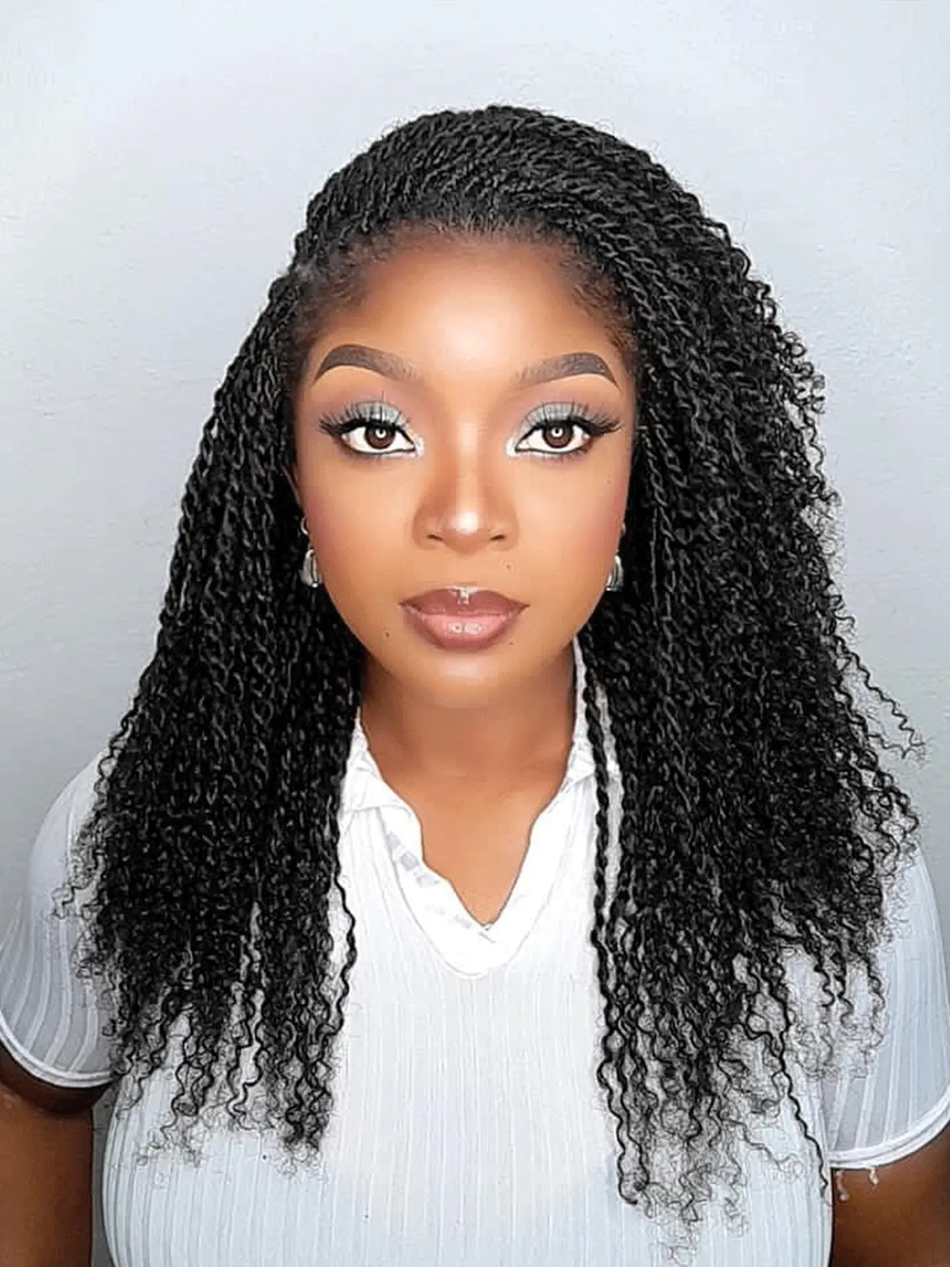 Premium Peruvian Kinky Curly Bulk Human Hair, 100% Remy Virgin Hair, 16 Inch 50 Gram, Dark, Multi Use, Salon Grade, Heat Resistant, Curly Wigs, Afro curly wigs