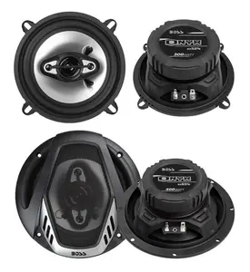 BOSS NX524 5.25" 300W and 6.5" 400W 4 Way Car Audio Coaxial Speaker Set (4 Pack) BOSS NX524 5.25" 300W and 6.5" 400W 4 Way Car Audio Coaxial Speaker Set (4 Pack)