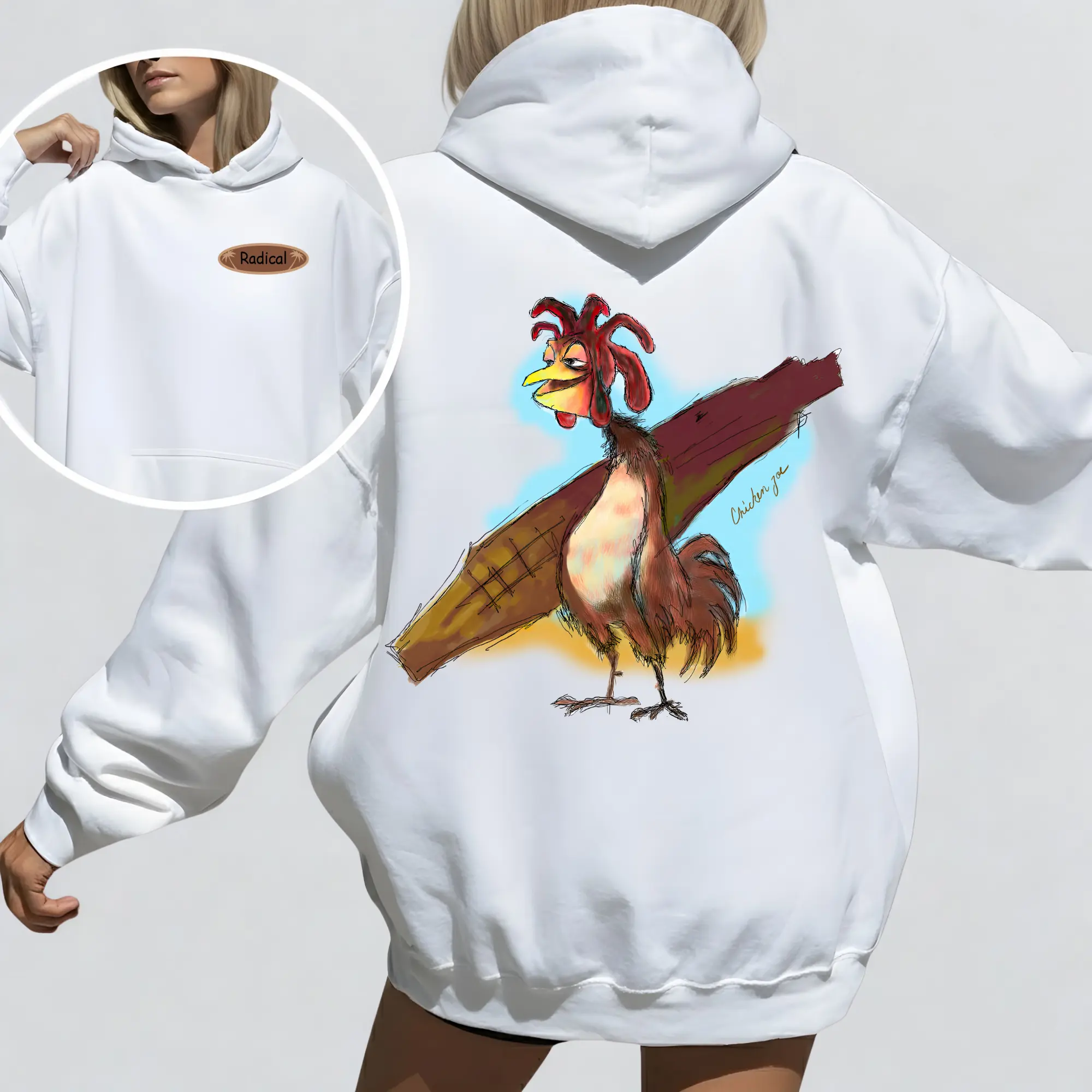 Surf 2 Sides Graphic Hoodie – Vintage Surfing Beach Pullover, Ocean Wave Streetwear Hoodie, Unisex Menswear Womenswear Top, Cozy Cotton Blend Sweatshirt, Trendy Coastal Style Outfit