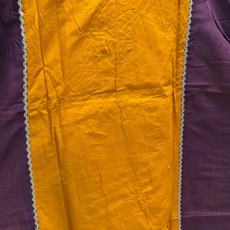 Kareena cordset in yellow and  wine