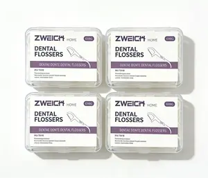 8 boxes Boxed dental floss sticks, water flosser teeth 50 pieces per box. Smooth and tough, deep cleaning between teeth, disposable hygiene, portable and practical, suitable for travel.