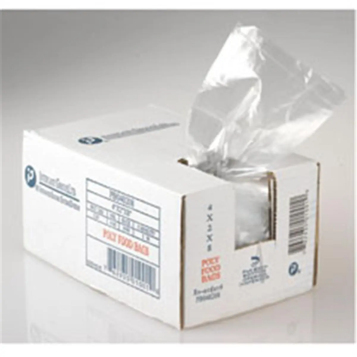 Inteplast Group IBS PB040208 Poly Bag 4 in. W x 2 in. G x 8 in. L
