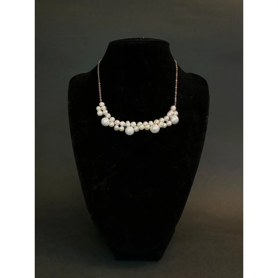 14k gold pearl necklace