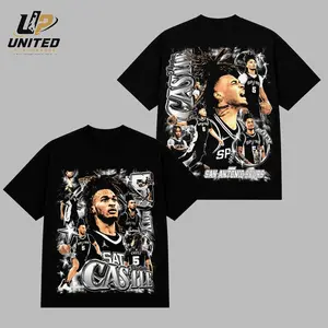 Stephon Castle Graphic Premium Cotton T-Shirt, Basketball Fan Tee, Castle Retro Hoop Player Streetwear Shirt, Vintage Sports Apparel, Gift For Basketball Fans