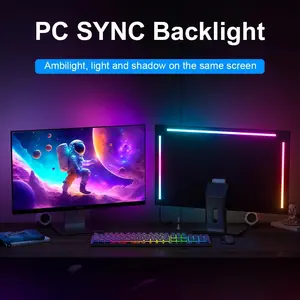 Monitor LED Backlight, Synchronize with Screen Color/music, USB Interface, Software Control, 24-Inch Monitor Accessories, LED Ambient Lighting