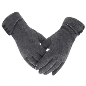 Womens Touch Screen Phone Fleece Windproof Gloves Winter Warm Wear
