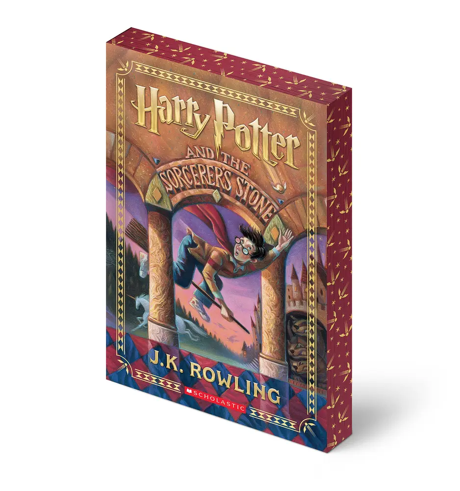 USED Book - Harry Potter and the Sorcerer's Stone (Stenciled Edges) (Harry Potter, Book 1) by Rowling, J. K. (Paperback) - english