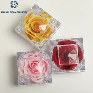 Lockable Storage Box - Modern Round Organiser with Lid Closure, Lightweight Dustproof Container for Preserved Roses, Romantic Proposal Gift Keepsakes