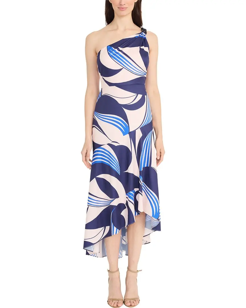 Maggy London One Shoulder Dress