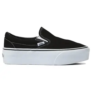 Vans Classic Slip-On Stackform Black White (men) by StockX