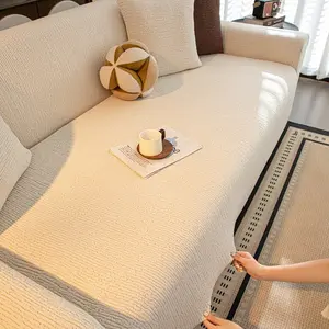 2 Piece Sofa Covers and Pillowcases, High Density Jacquard Fabric, Elastic Full Coverage, Dustproof Durable Non-Slip Cat Scratch Resistant