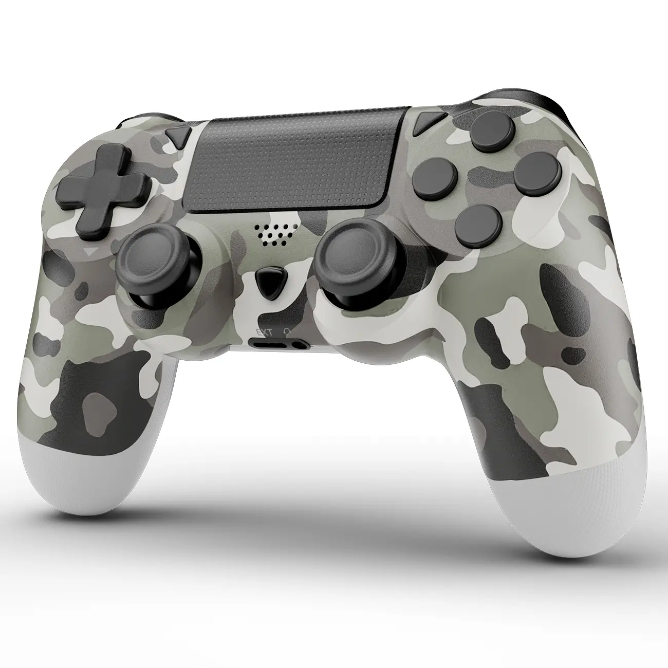 Wireless Game Controller For PS4 PC Android iOS, with Dual Vibration, 6-Axis Motion Sensor, Built-in Speaker & 3.5mm Headphone Jack, Charging Cable