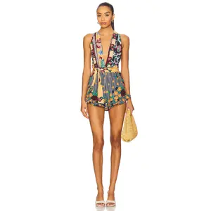 Agua Bendita x REVOLVE Naomi Romper in Multi