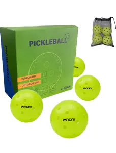 IANONI Pickleball USA Approved 40 Holes Outdoor PE Pickleball In Box 4 Balls  Quality Assurance Replacement for Damage In 30 Days