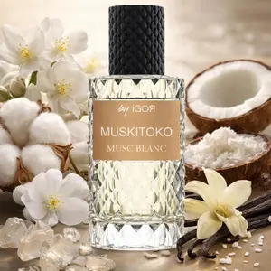 Musk Blanc Perfume by Les Parfums d'Igor – Fresh & Soft Musky Fragrance with Lemon, Rose & Vanilla Touch | Long Lasting Unisex Perfume 50ML