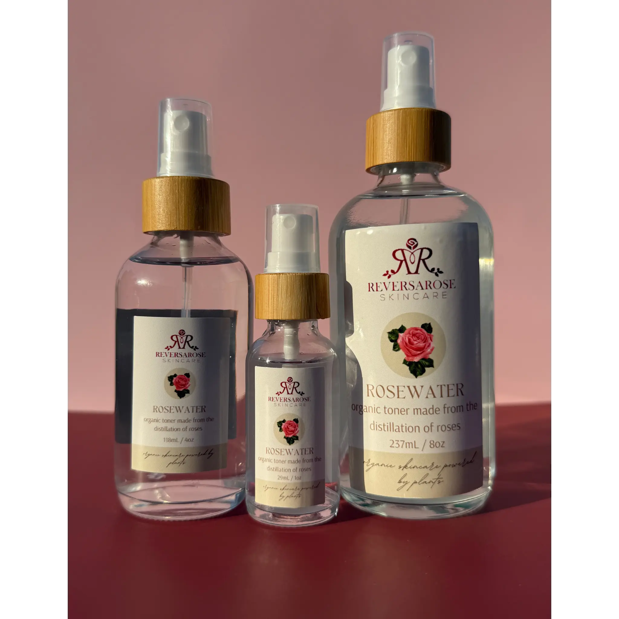 All-Natural Hydrating Rosewater Toner | Alcohol-Free & Refreshing Skin Mist for a Glowing, Dewy Complexion - Moisturizer & Mist - moisturizing rose water spray facemist