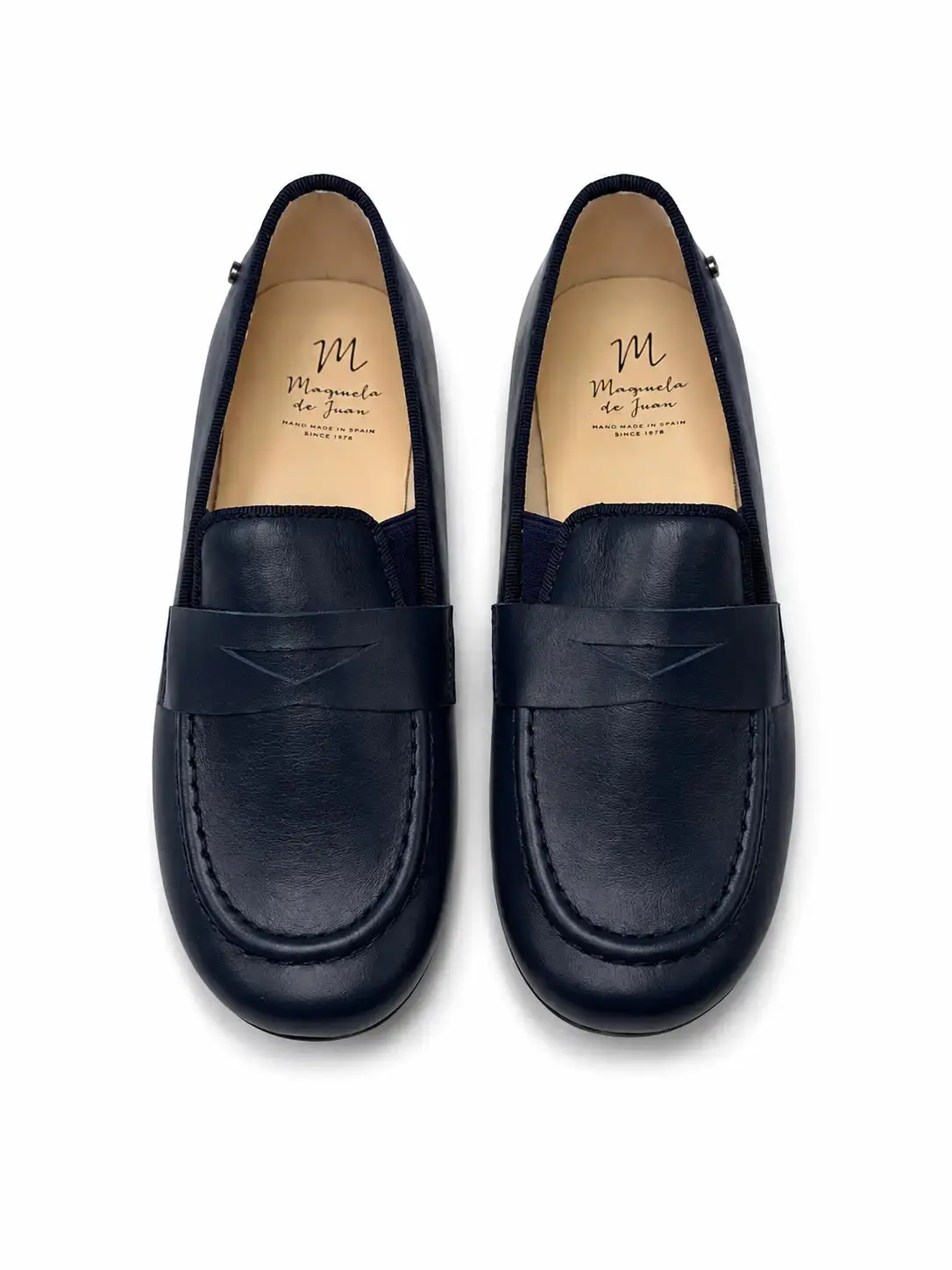 MANUELA DE JUAN Deep Navy Penny Loafer -S3139