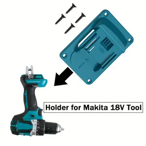 6 Durable ABS Tool Racks With 24 Screws Perfect For Toolboxes Work Vans And Rack Organization 18V Lithium-ion Drill Rack Easy Install Wall-mounted Storage Slots