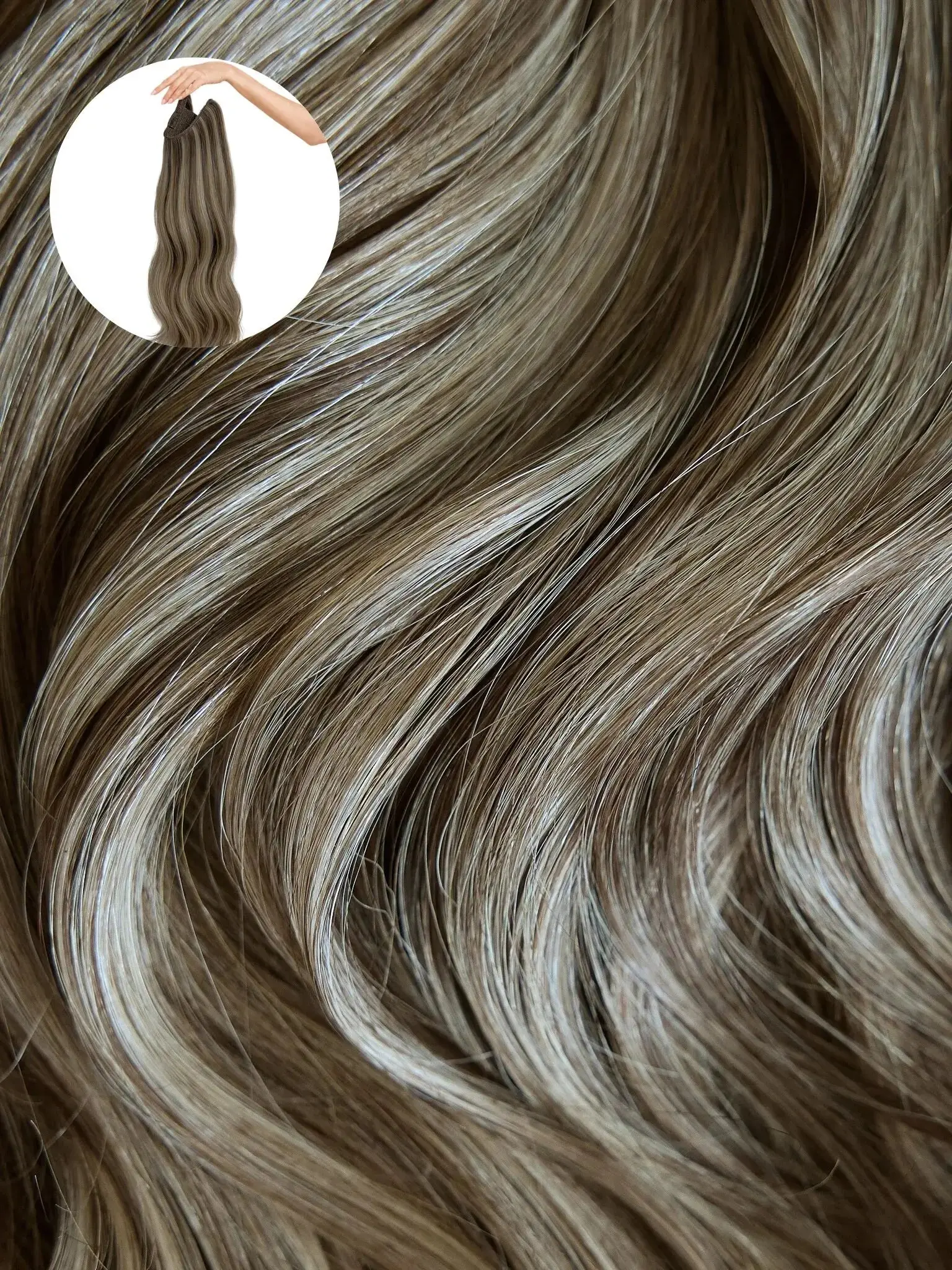 Brown/Blonde Highlights (P5/16) Halo