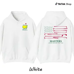 Masters Augusta National Golf Club Hoodie For Men For Women, American Flag Graphic Pullover, Premium Cotton Fleece, Unisex Sportswear Gift