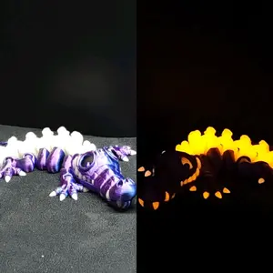 Articulated Skeleton Crocodile Figurine Collectible