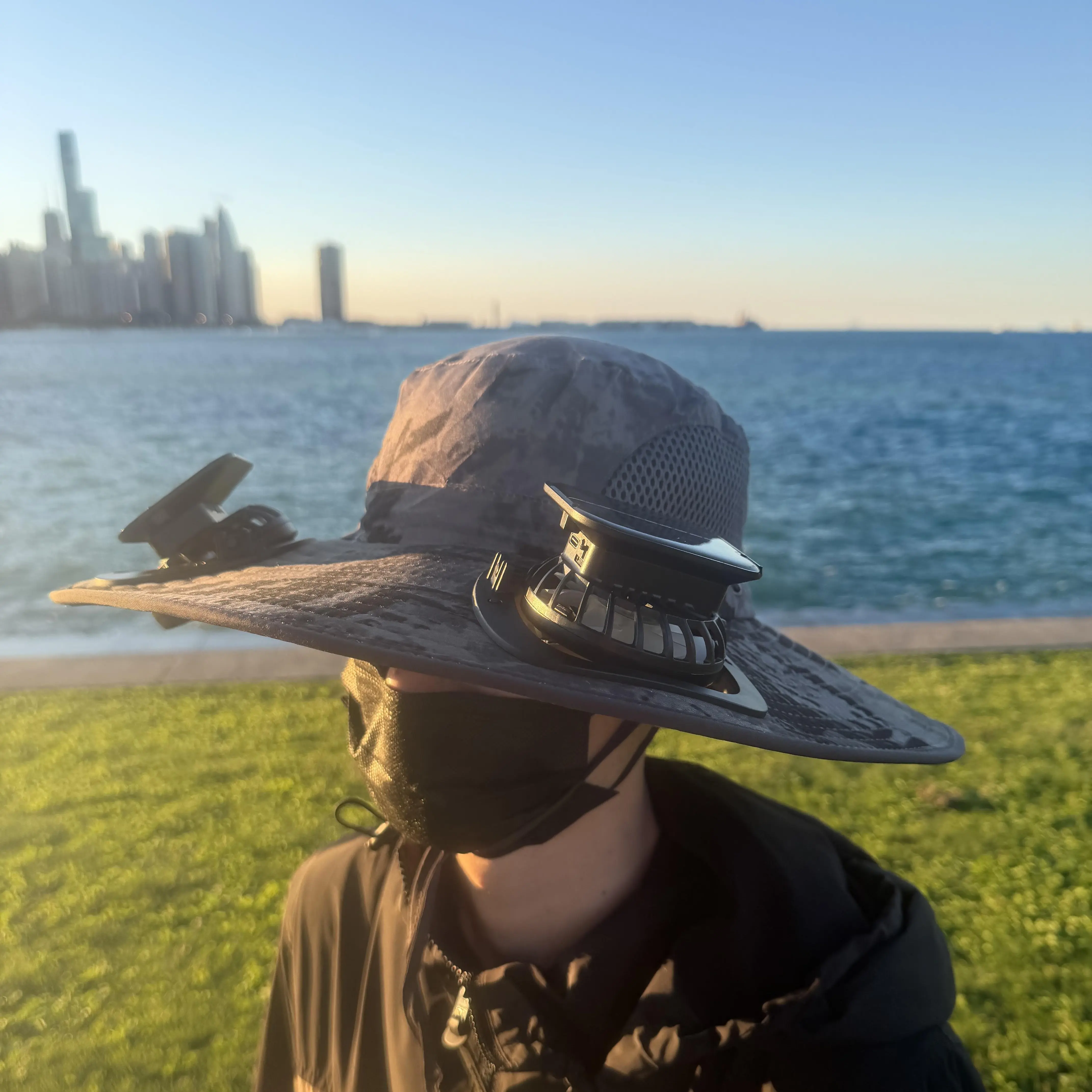 2026 NEW Cooling hat,Suitable for outdoor work, sports,camping, hiking, beach, sun protection hat,suitable for both men and women. Providescoolness and sun protection in summer.golfhat,Reconfigurable fan Adjustable Sun HatLightweight Sun Hat summerwins