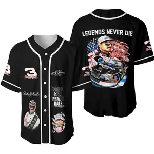 DaleEarnhardt Legends Never Die Baseball Jersey Shirt