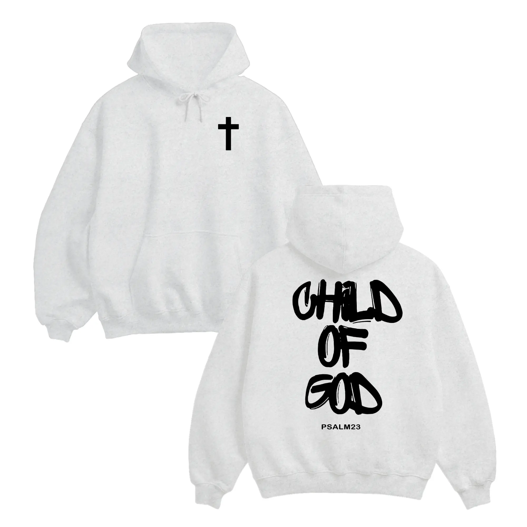Child Of God Hoodie For Men For Women, Simple Cross Detail, Cozy Pullover Hoodie, Christian Unisex Clothing, Spiritual Encouragement Gift