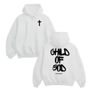 Child Of God Hoodie For Men For Women, Simple Cross Detail, Cozy Pullover Hoodie, Christian Unisex Clothing, Spiritual Encouragement Gift