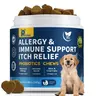 【Upgraded Formula】Petrivium Probiotic Chews for Dogs (All Ages, 24 Months Shelf Life) - 120ct Jumbo Size Chicken Flavor, Pumpkin-Infused Topper with Colostrum Fish Oil, Helps Ease Paw Licking, Supports Allergy Relief, Gut & Immune Health