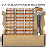 Men's manual shaver kit, Shaving Razors, blade material is safe and rust proof, easy to use and replace, high-quality material can be washed with water as a whole, classic men's shaving tool